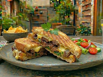 Kavurmalı Kaşarlı Ayvalık Tost görseli