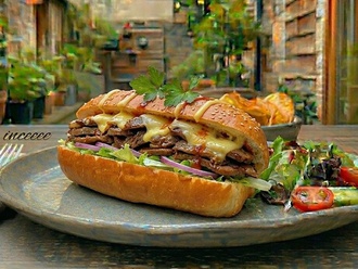 Dilli Kaşarlı Sandviç (Dana Dil) görseli