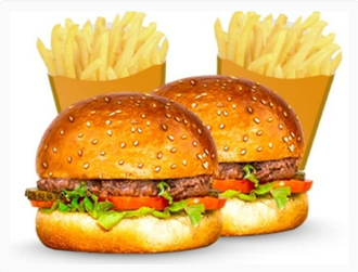 Klasik İkili Burger Menü görseli