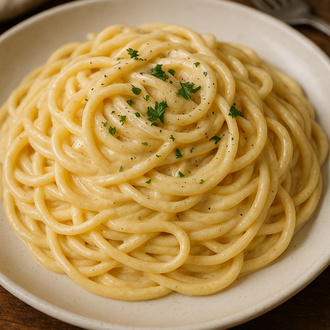 Kremalı Tavuklu Spagett görseli