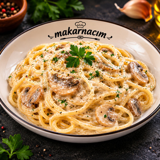Tavuksuz Kremalı Spagetti görseli
