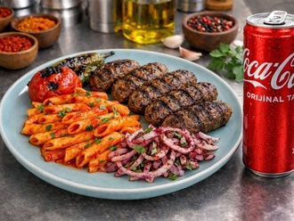 Köfte + Makarna + İçecek Menü görseli