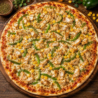 Tavuklu Pizza (Büyük) görseli