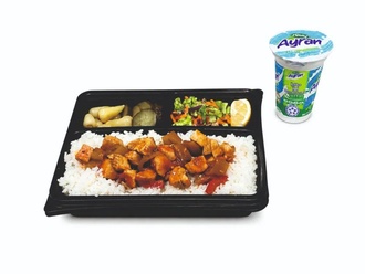 Pilav Üstü Tavuk Sote & Sütaş Ayran (175 Ml) görseli