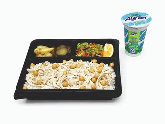 Tavuklu Nohutlu Pilav & Sütaş Ayran (175 Ml) görseli