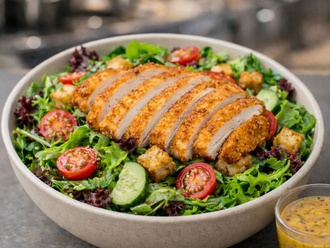 Tavuk Schnitzel Salata görseli