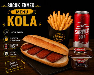 Sucuk Ekmek Menü Kola görseli