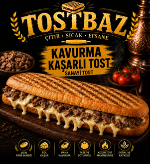 Kavurma Kaşarlı Sanayi Tost görseli