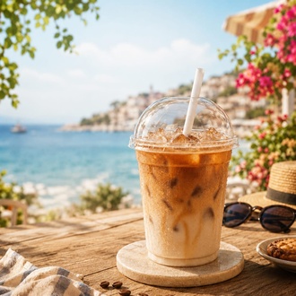Iced Vanilya Latte (16 Oz.) görseli