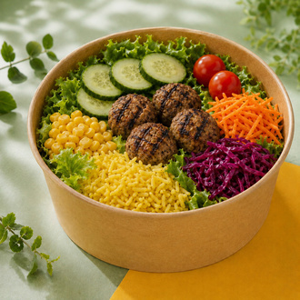 Izgara Köfte Salata görseli
