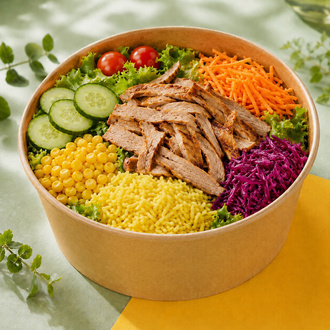 Tavuk Dönerli Salata görseli