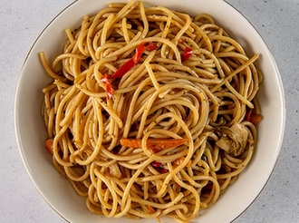 Sebzeli Spagetti görseli