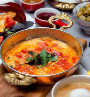 Kaşarlı Menemen görseli