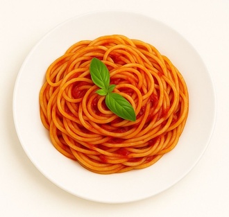 Domates Soslu Spaghetti görseli