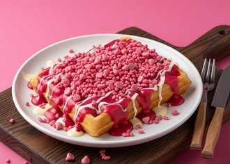 Pembe Bulut Waffle görseli