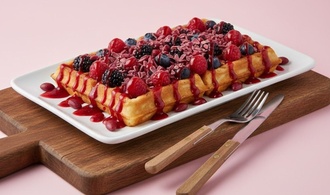 Kırmızı Tutku Waffle görseli