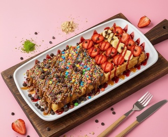 Karamel Seli Waffle (2 Kişilik) görseli