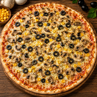 Mantarlı Pizza (Orta) görseli