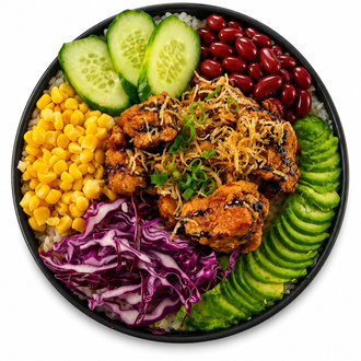Mexican Chicken Bowl (Teriyaki) görseli