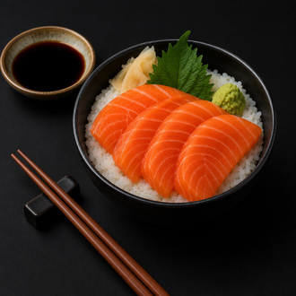 Salmon Sashimi Bowl görseli