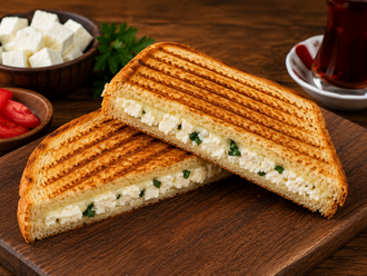 Beyaz Peynirli Tost görseli