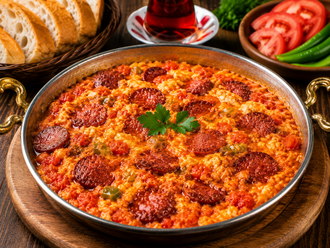 Sucuklu Menemen görseli
