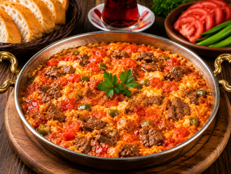 Kavurmalı Menemen görseli