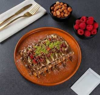 Sütlü Çikolatalı Waffle görseli