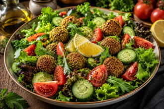 Falafel Salata görseli