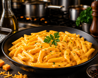 Cheddar Soslu Penne görseli