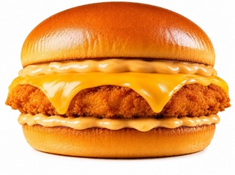 Cheddarlı Tavuk Burger görseli