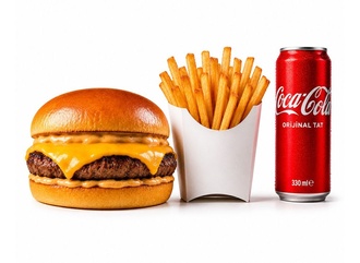 Cheddarlı Burger Menü görseli