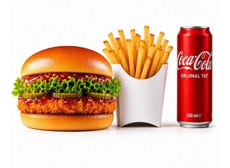 Chili Soslu Tavuk Burger Menü görseli