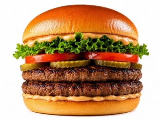 Double Klasik Burger görseli