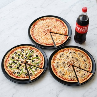 3'Lü Pizza (Orta Boy) Menü görseli