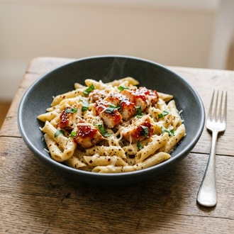 Sweet Chili Soslu Tavuklu Penne görseli