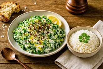 Semizotu Salatası Ve Pilav görseli