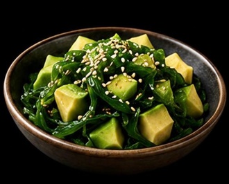 Wakame Salatası Avokadolu görseli