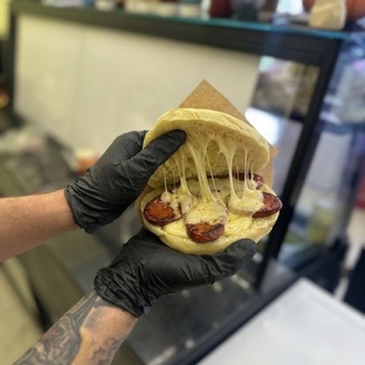 Bazlama Karışık Tost görseli