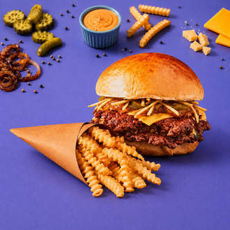 Chipotle Smash Burger & Tırtıklı Patates görseli