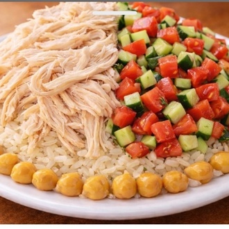 Double Salatalı Tavuklu görseli