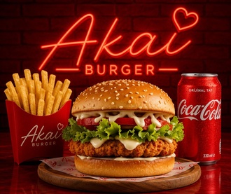 Akai Tavuk Burger Menü görseli
