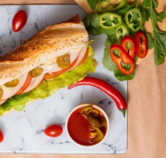 Hindi Jambon Sandviç (30 Cm.) görseli
