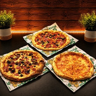 3 Adet Büyük Boy Pizza görseli