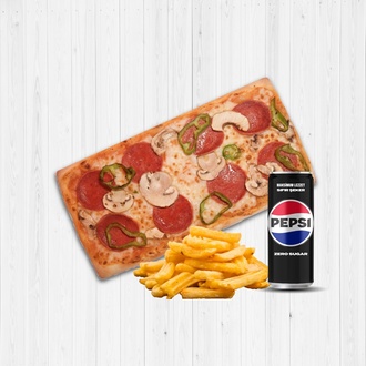 Pizzarella Menü + Patates görseli