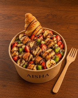 Kruvasanlı Waffle Kovası görseli