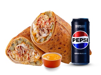 Pepsili Mogaf Tavuk Burrito görseli
