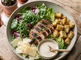 Tavuklu Sezar Salata görseli