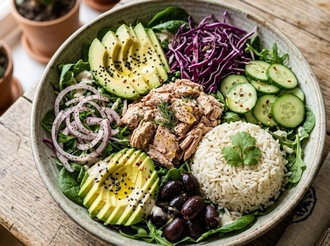 Ton Balıklı Bowl görseli