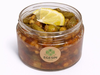 Zeytinyağlı Bamya (300 Gr.) (Cam Kavanoz) görseli